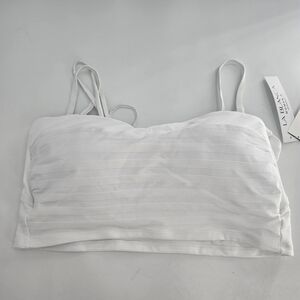LA Blanca white swimsuit top size 16W